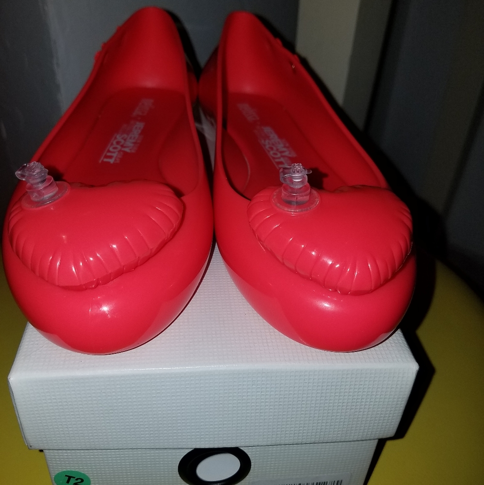 Melissa + Jeremy Scott flats***Space Love w/ Heart